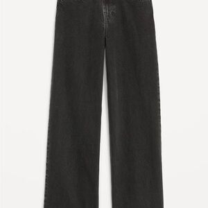 Old Navy Women's Black Wide Leg Jeans